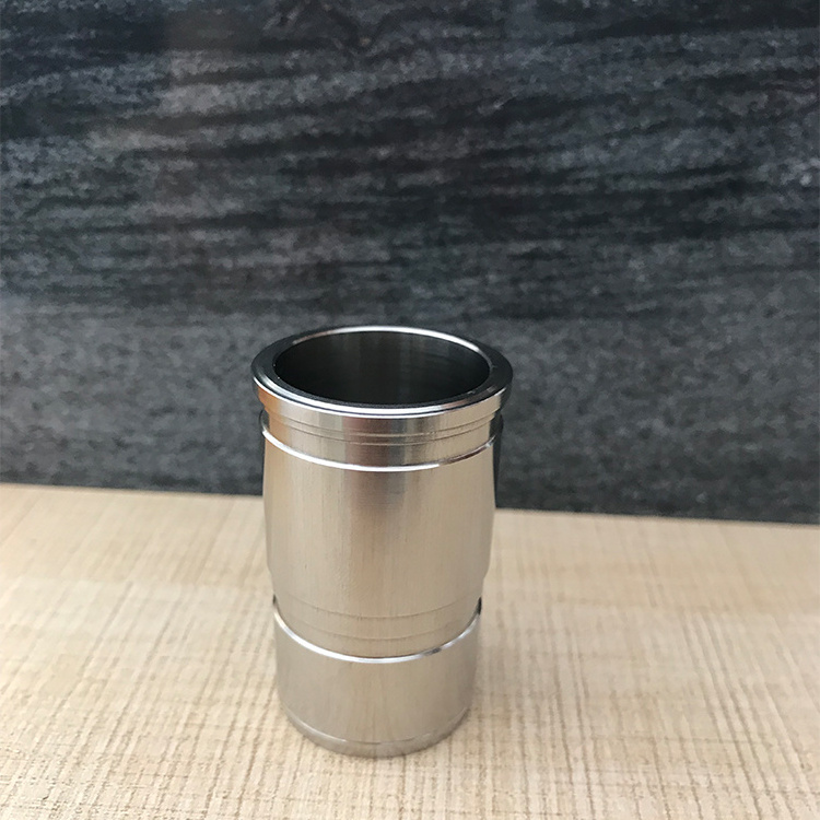 50ml Upscale stainless steel volvo mini whiskey vodka wine glass shot glass