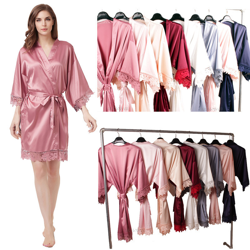 JF OEM/ODM Satin Pyjama Set Short Sleeve Shorts Ladies Shirt Silk Nightie Homewear Pijamas Sexy Pajamas Sleep Wear For Women