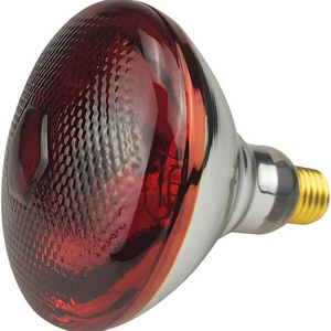 Heat Lamp Red Infrared Bulbs PAR38/250 Watts Glass Lamp Bulb for Food Service, Brooder Bulb, Chicks, Pet, Bathroom