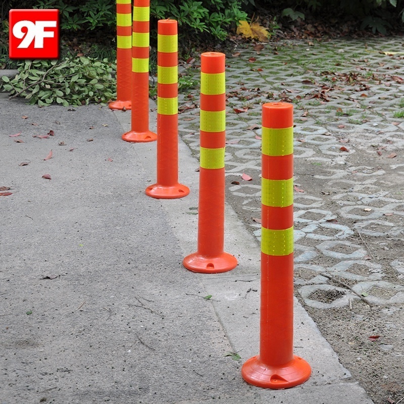 9F 75cm PE Security Flexible Bollard Warning Post