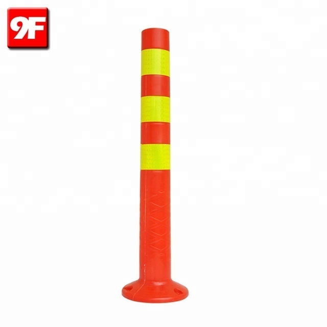 9F 75cm PE Security Flexible Bollard Warning Post