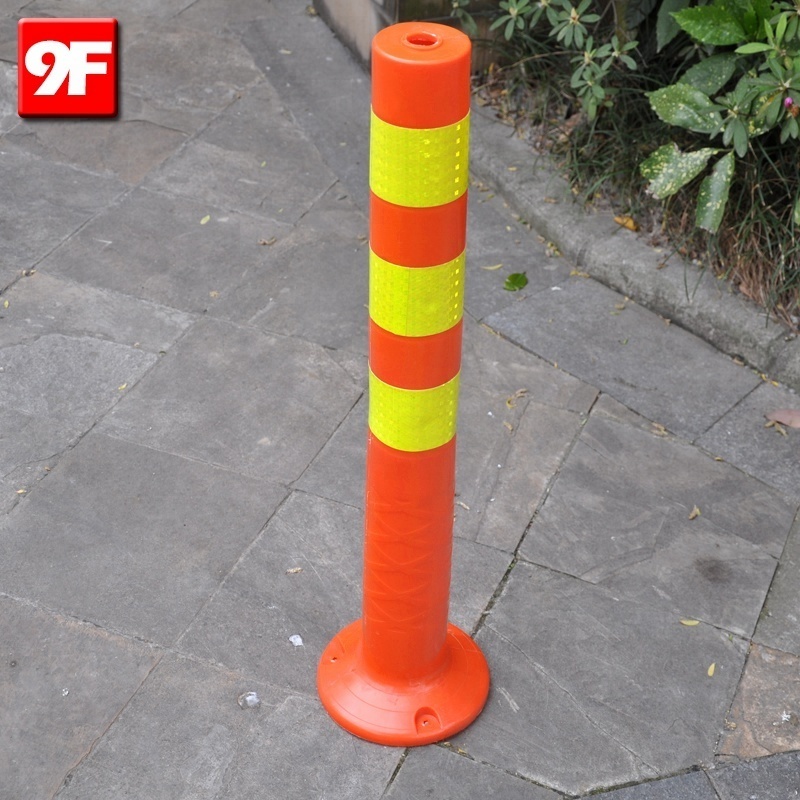 9F 75cm PE Security Flexible Bollard Warning Post