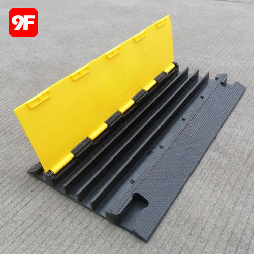 4-channel heavy duty rubber cable protector cable ramp