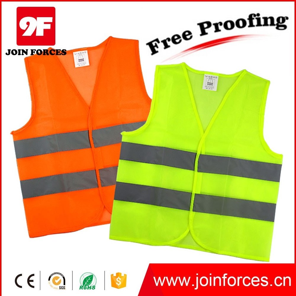 9F China wholesale high visibility reflective safety vest