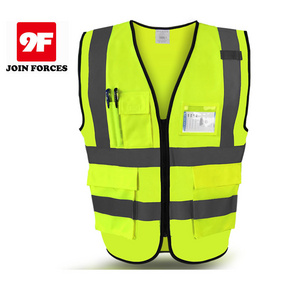 9F Winter High Visibility Vest Jacket Safety Vest