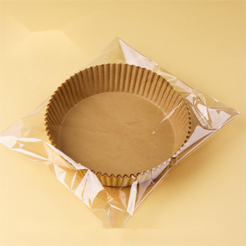 100PCS Round Airfryer Oven Insert air fryer liners Parchment Sheets Grease and Water Proof Non Stick Basket Liners for Baking Co