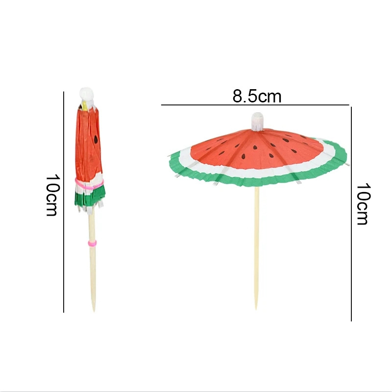 Watermelon Umbrella Toothpicks Cocktail Picks Drink Umbrellas