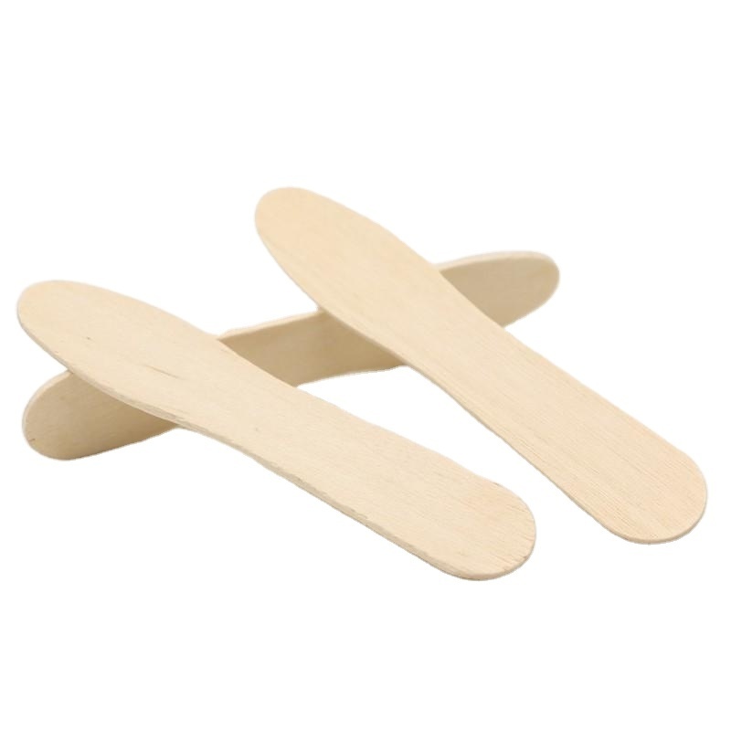 Wooden Ice Cream Spoons for Crafts, Tasting, Sampling , Mini Disposable Tasting Spoons , Small Dessert Spoons,