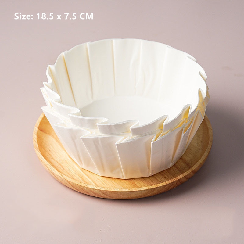 8 inches parchment paper tray silicone oil cake baking paper for oven, air fryer.