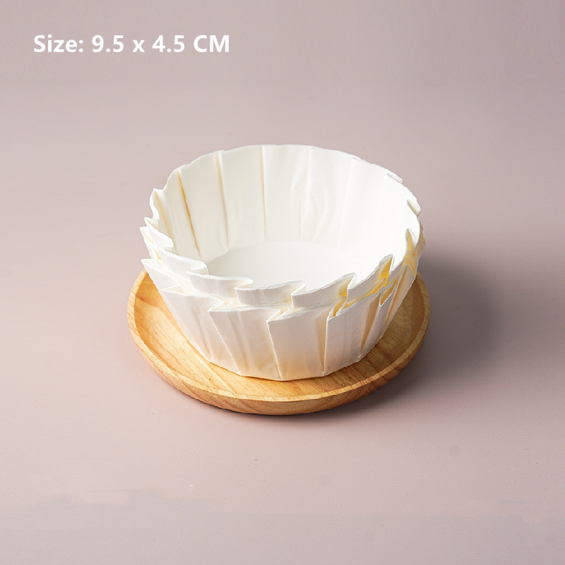 4 inches oil paper cake tray cake mold baking paper disposable baking silicone release oil paper