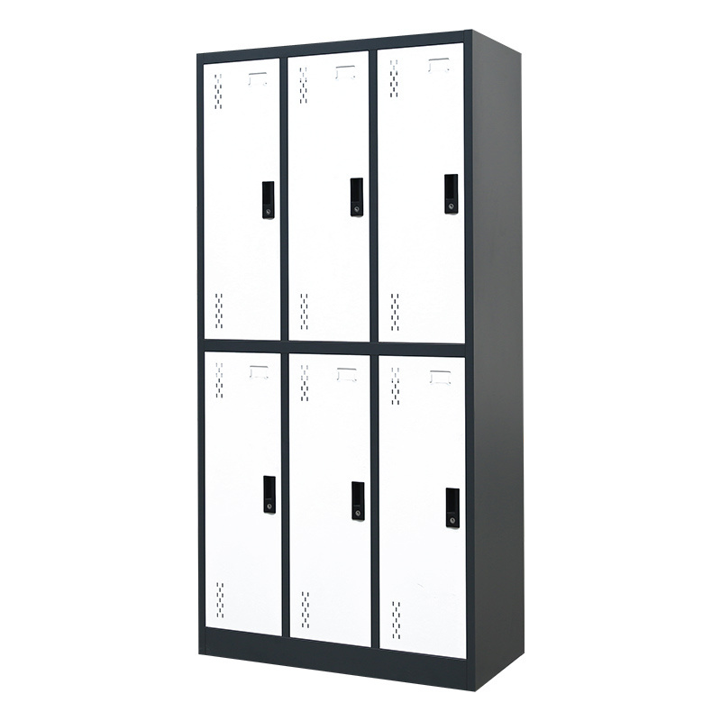 6 9 20 Doors Employee Steel Storage Locker Cabinet Metal Changing Room Worker Parcel  Lockers Work Baggage Luggage Phone Locker