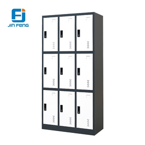 Gym Closet School Office Cupboard Locker Cabinet 2 6 9 15 20 Door Steel Locker Metal Staff Wardrobe Iron Storage Worker Lockers