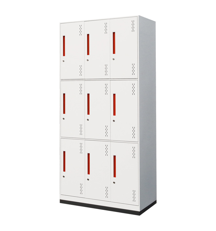 Gym Closet School Office Cupboard Locker Cabinet 2 6 9 15 20 Door Steel Locker Metal Staff Wardrobe Iron Storage Worker Lockers