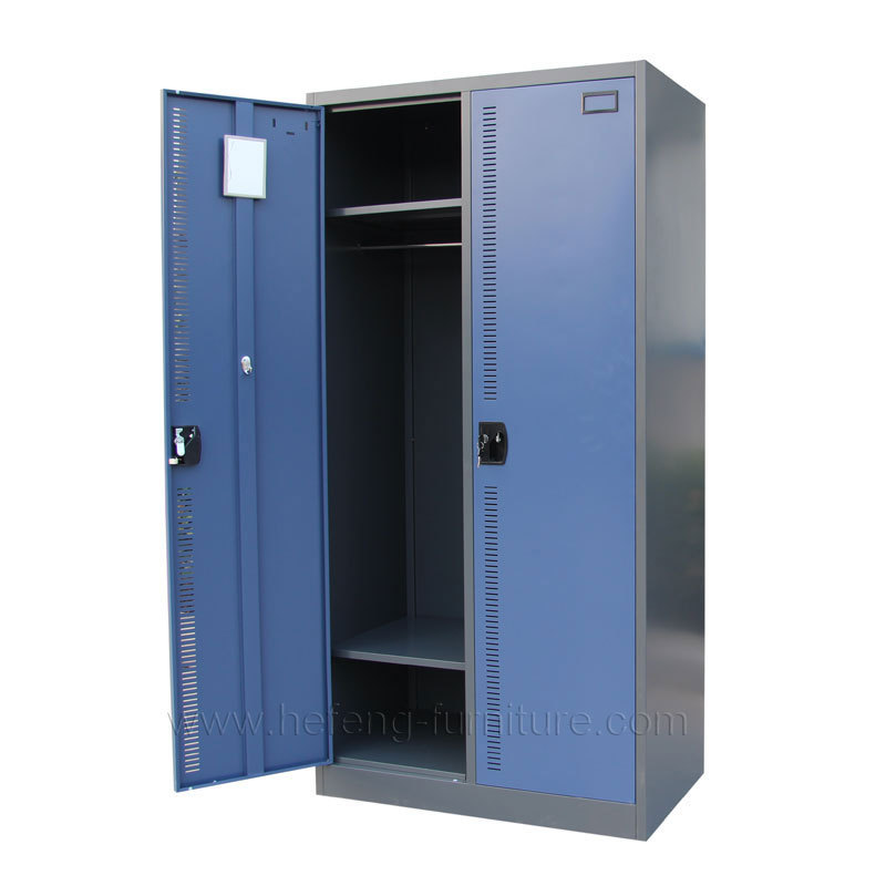 Cold-rolled Steel Office Furniture Modern Double Door Metal Locker Cabinet