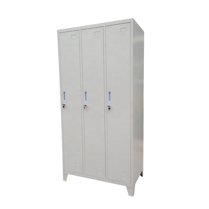 Three person golf club storage cabinet locker