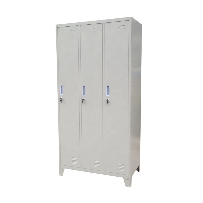 Three person golf club storage cabinet locker