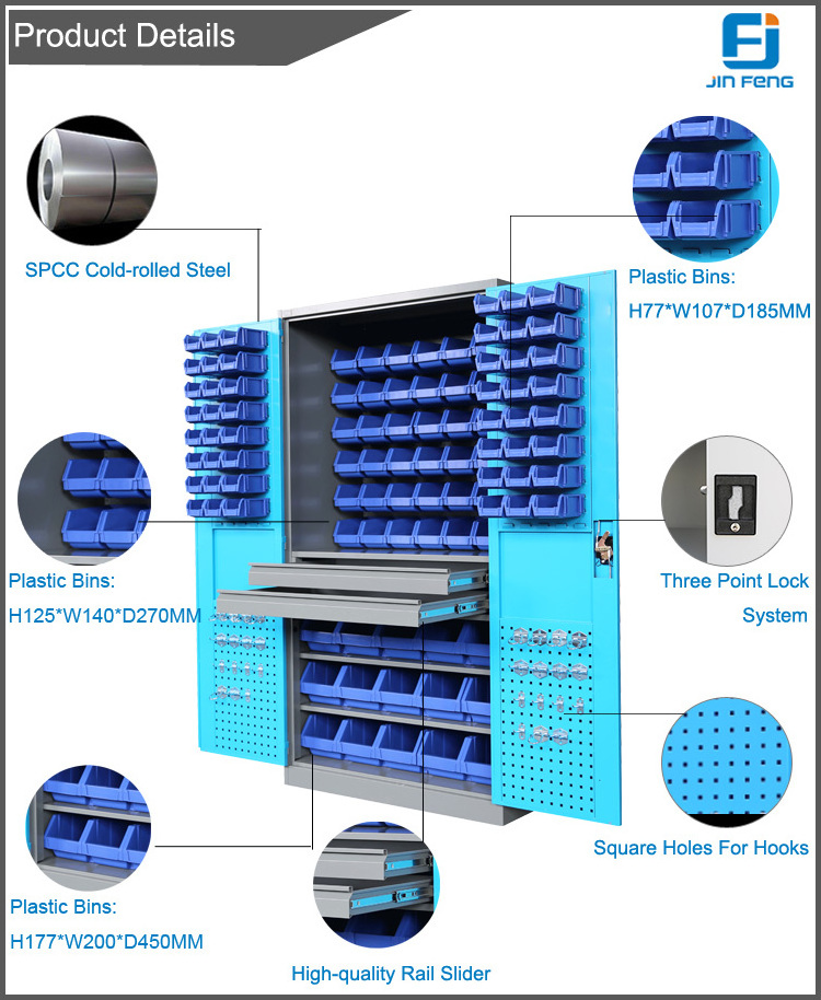 Heavy Duty Industrial Tool Storage Cabinet Garage Storage Cabinet 72 Inch Tool Cabinet