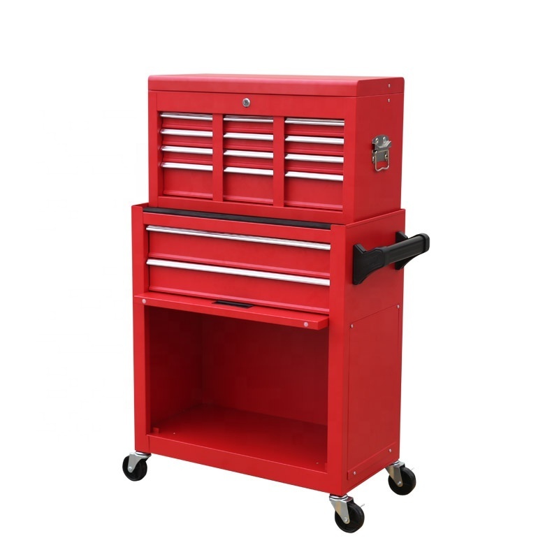 Metal Workshop Garage Tool Cabinet Storage Heavy Duty Mobile Tool Cart Tool Box Roller Cabinet