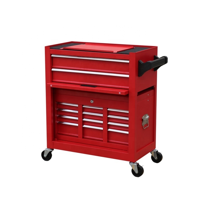 Metal Workshop Garage Tool Cabinet Storage Heavy Duty Mobile Tool Cart Tool Box Roller Cabinet