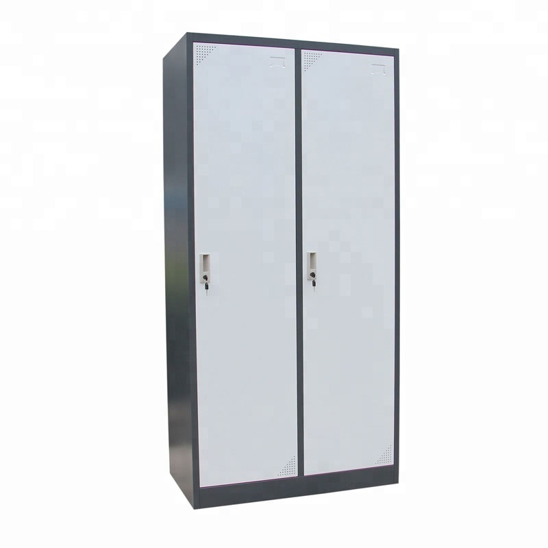 Cold-rolled Steel Office Furniture Modern Double Door Metal Locker Cabinet