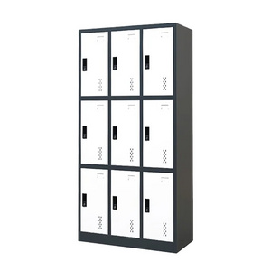 High quality storage locker cabinet 6 9 door metal locker gym metal locker casillero de almacenamiento de alta calidad