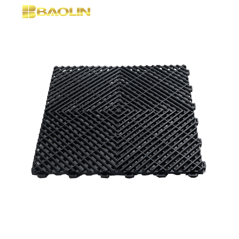 Oem And Odm Durable Pvc Interlocking Plastic Garage Floor Tiles Hot Selling Removable Garage Floor Mats For Warehouse