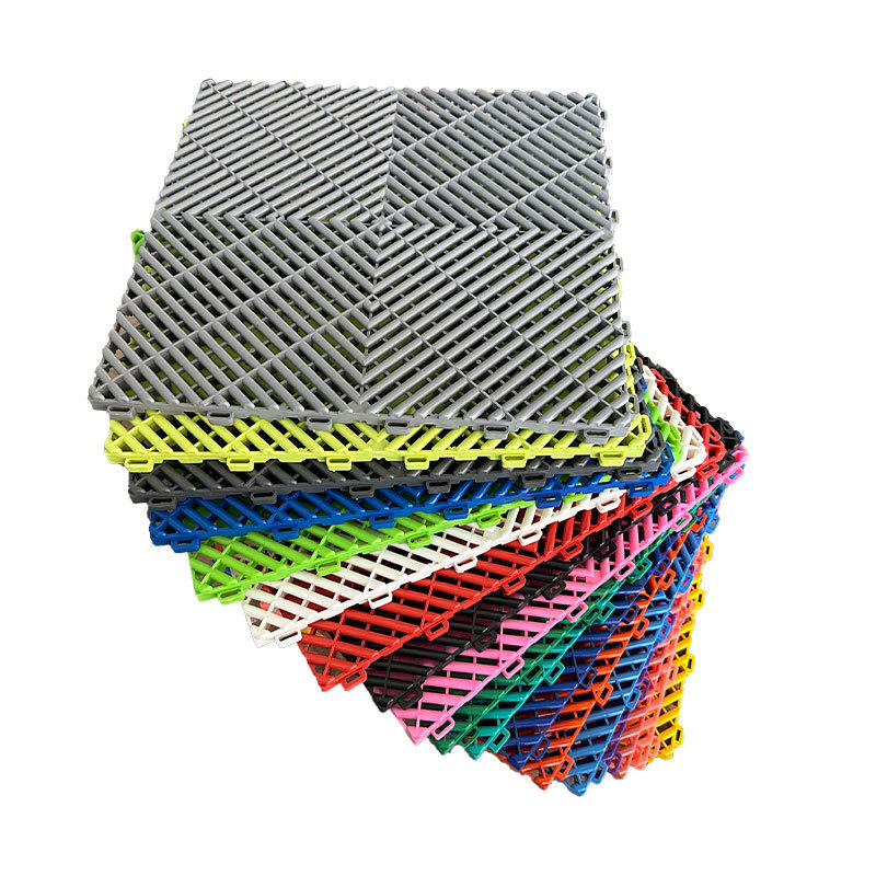 High Quality Garage Floor Tiles For Car Wash Room Plastic Floor Mat