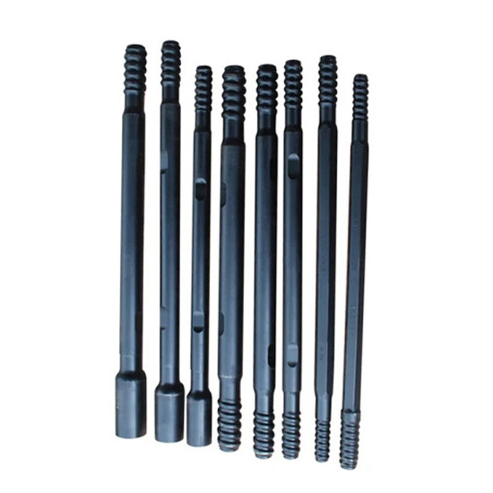 Top Hammer Drilling Speed Drifting API drill rods pipes Rock Bolting Extension Rod hollow anchor bar thread rod R32-T38 R32-R38