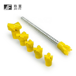 Anchor Rods Mining Rock Drilling Tools Taper Drill Button Bit gss rock tools anchor rod grouting bolt