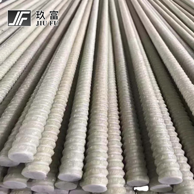 High Strength Solid FRP Fiberglass Roof Anchor and FRP Bolt Anchor Rods Mining Rock Drilling Tools