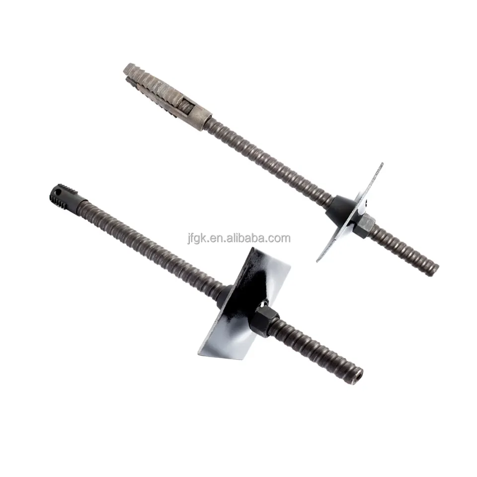 40cr Hollow Anchor Rod R32 Self Drilling SDA Self Drilling Rock Bolt Soil Nail Roof Anchor Bolt expansion shells for micropile