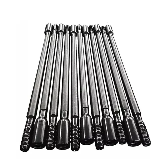 Top Hammer Drilling Speed Drifting API drill rods pipes Rock Bolting Extension Rod hollow anchor bar thread rod R32-T38 R32-R38