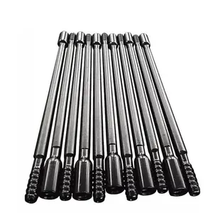 Top Hammer Drilling Speed Drifting API drill rods pipes Rock Bolting Extension Rod hollow anchor bar thread rod R32-T38 R32-R38