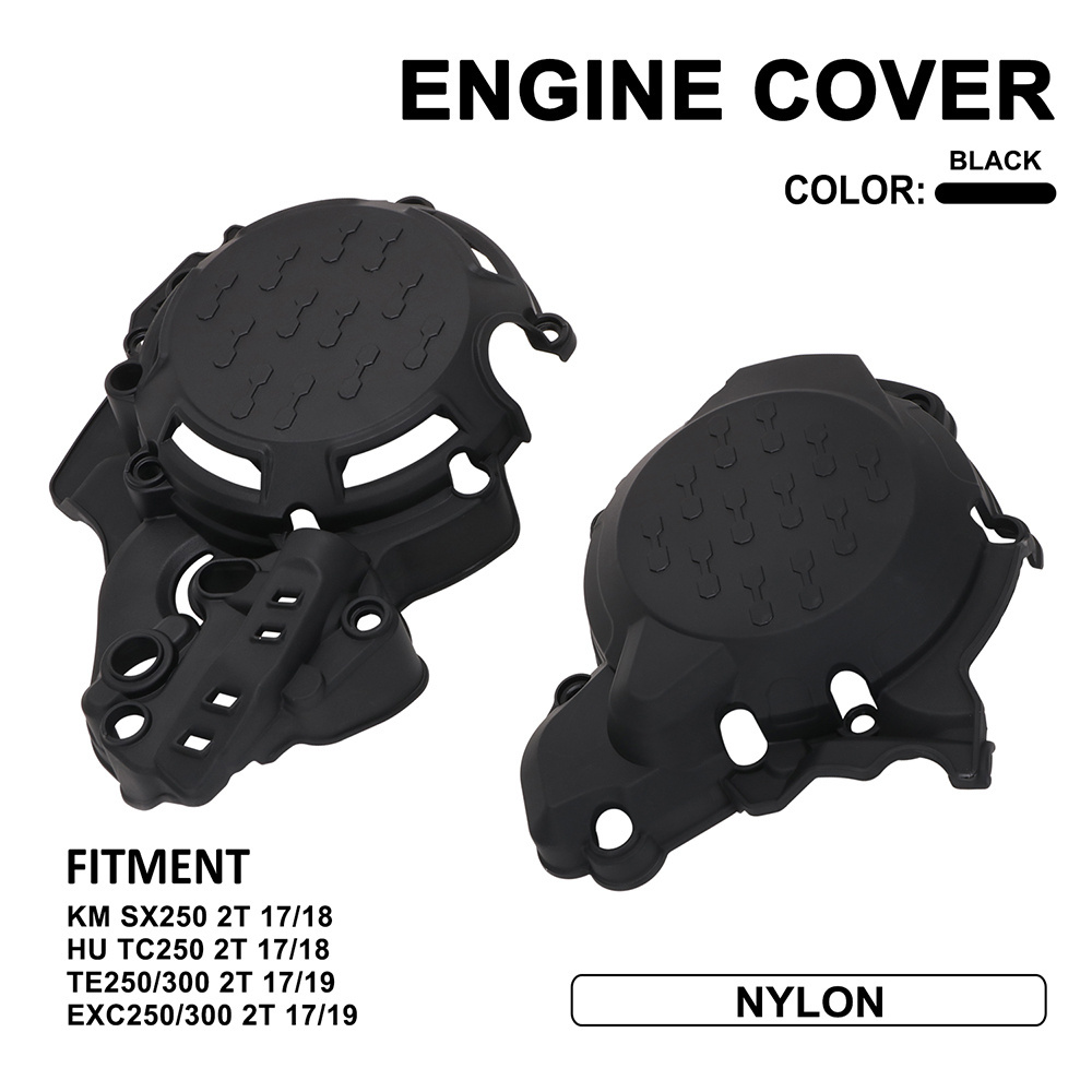 JFG Motorcycle SX250 2T  EXC 250/300 2T  TC250 2T TE250/300 2T  Nylon Cover Engine Protector For KTM