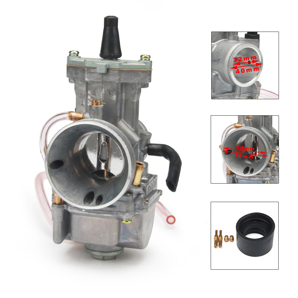 JFG OKO PWK Power Jet 32mm Carburetor CARB Universal For Motorcycle Scooters Dirt Bike ATV