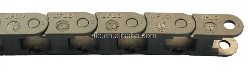 7*7mm environmental protection plastic carrier energy chain,JFLO J07Q Nylon cable  chain