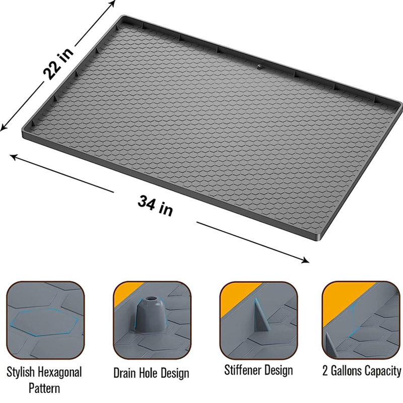 Silicon Under Sink Mat Waterproof, 34