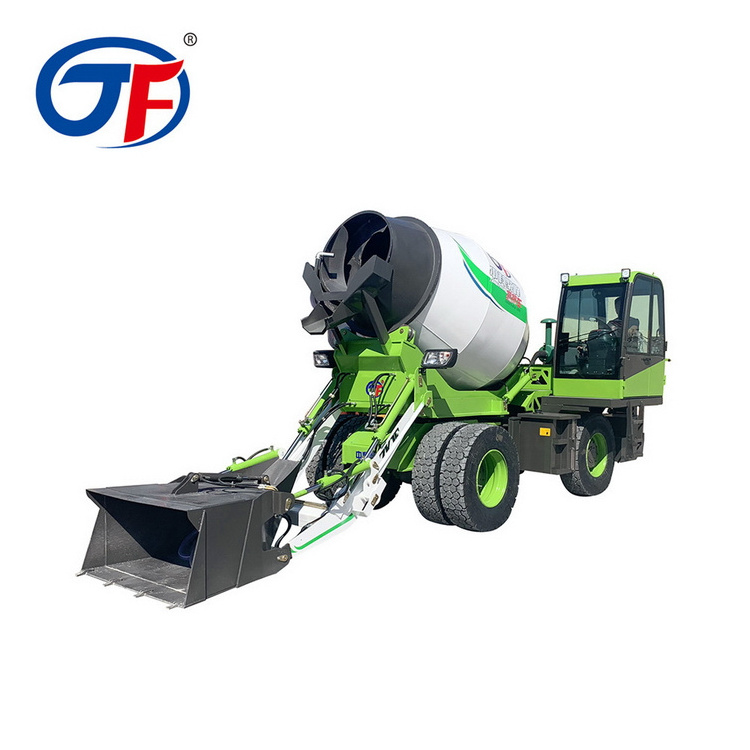 3.5 CBM self feeding concrete mixer concrete mixer truck price