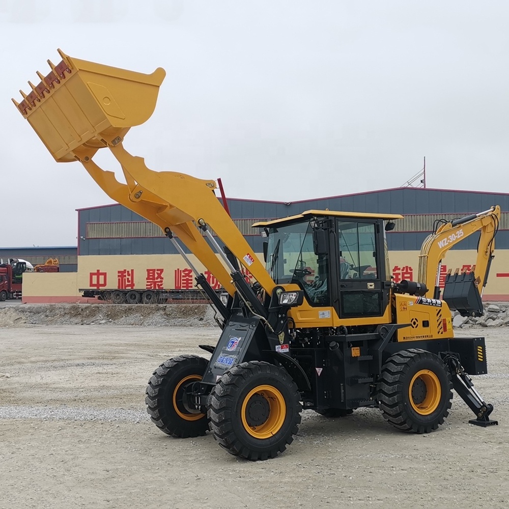 Practically chinese mini backhoe loader with wheel price