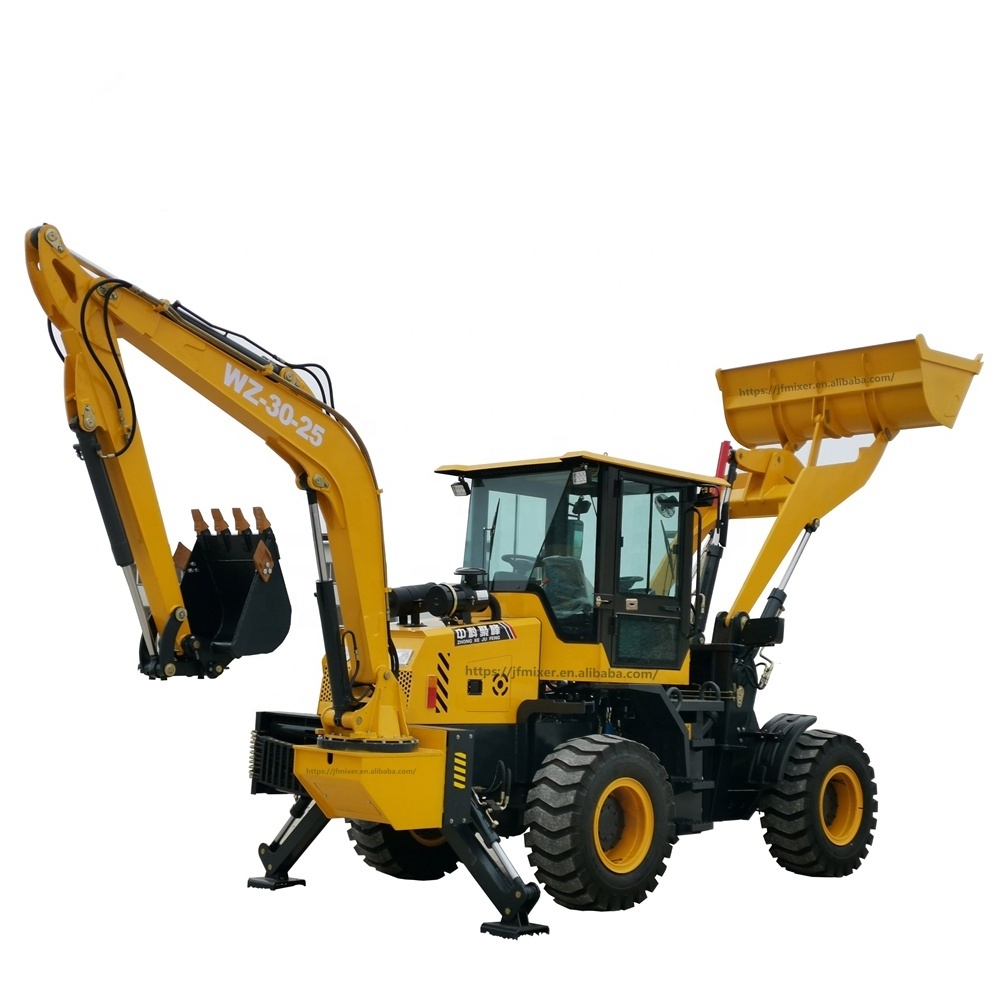 Practically chinese mini backhoe loader with wheel price