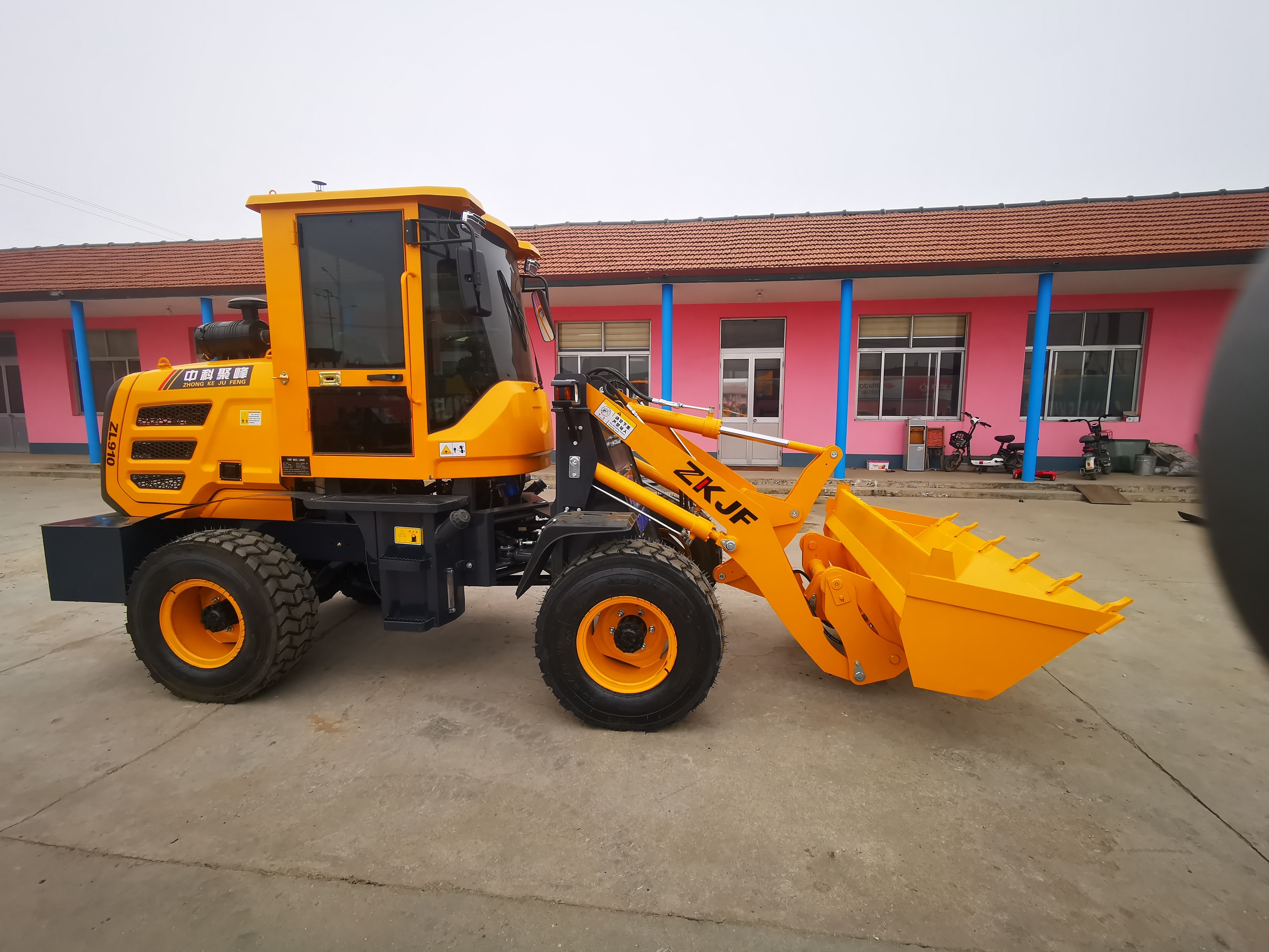 JFMIXER wheel loader Chinese famous brand Xinchai engine Euro 5 emission zl910 wheel loader