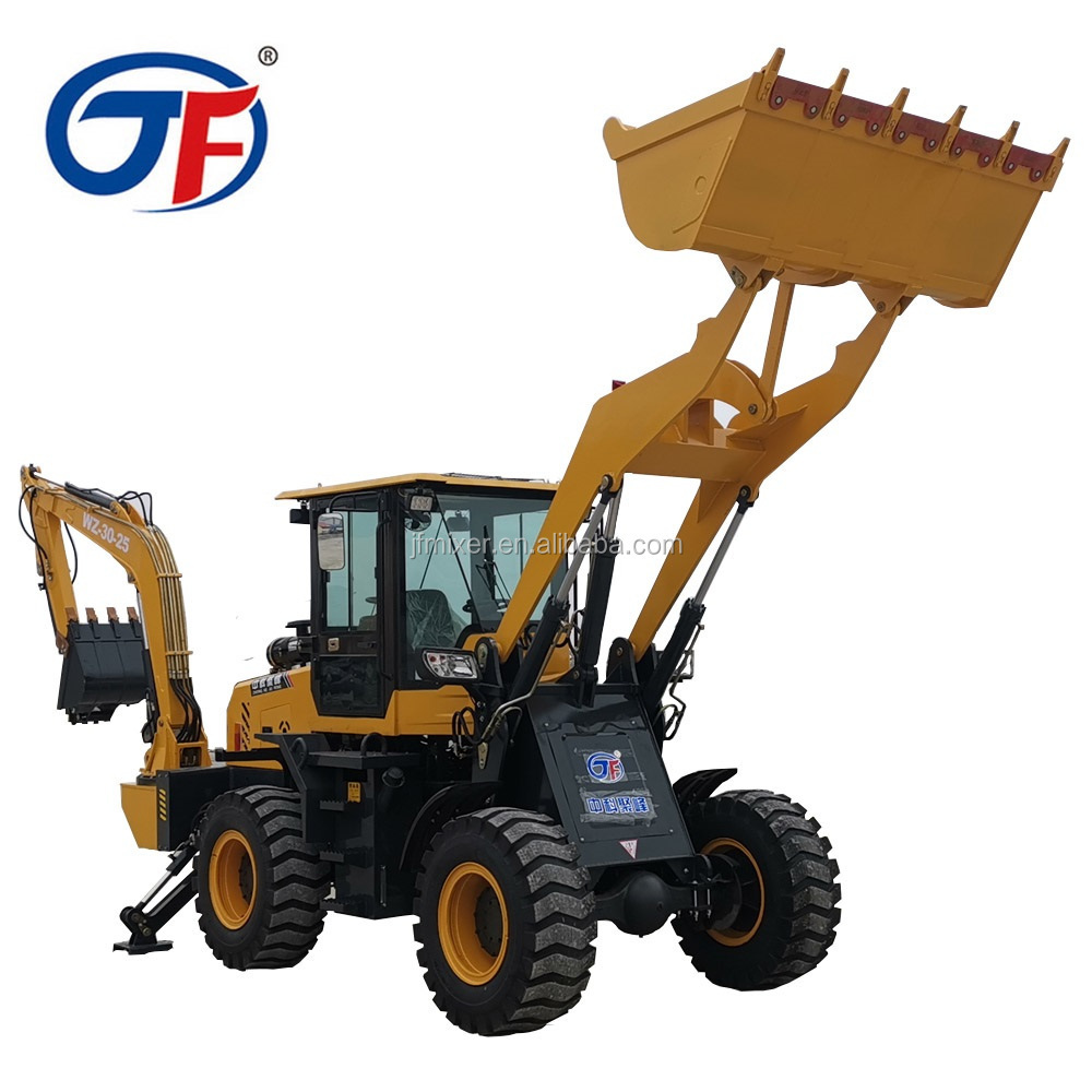 Practically chinese mini backhoe loader with wheel price