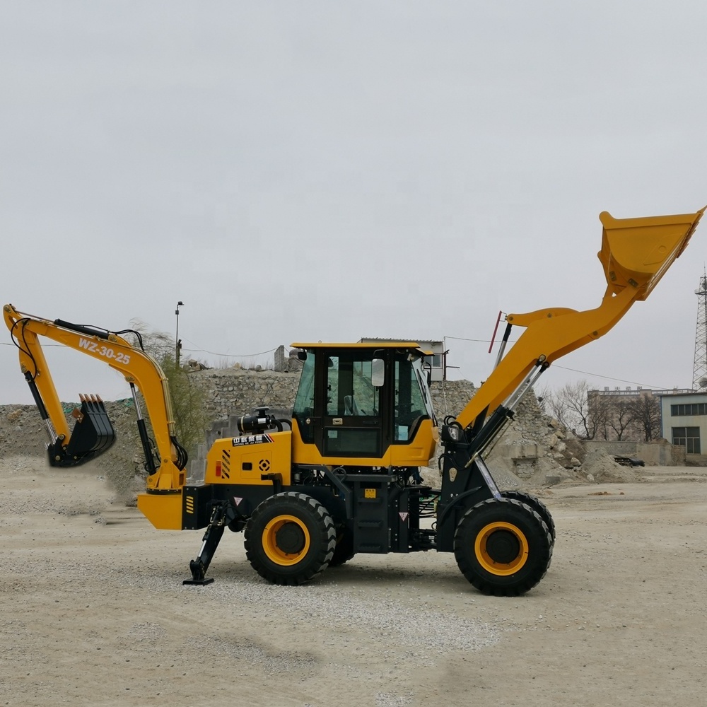 Practically chinese mini backhoe loader with wheel price