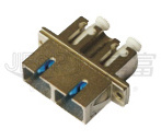 FTTH Telecommunication Fibre Equipment Hybrid Couplers ST SC LC SC APC UPC Female to Female Flange Duplex Fiber Optic Adapter