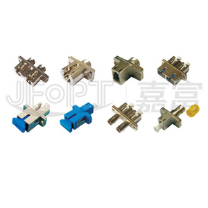 FTTH Telecommunication Fibre Equipment Hybrid Couplers ST SC LC SC APC UPC Female to Female Flange Duplex Fiber Optic Adapter