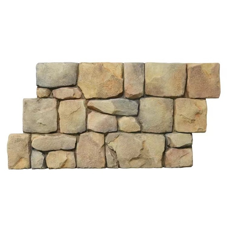 Cheap price Artificial pu Stone lightweight faux polyurethane pu exterior 3D wall panel pu panel stone