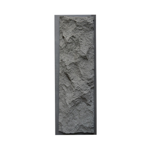 1 meter length factory price lightweight Small PU stone faux wall panel Polyurethane Mushroom Stone for background decoration