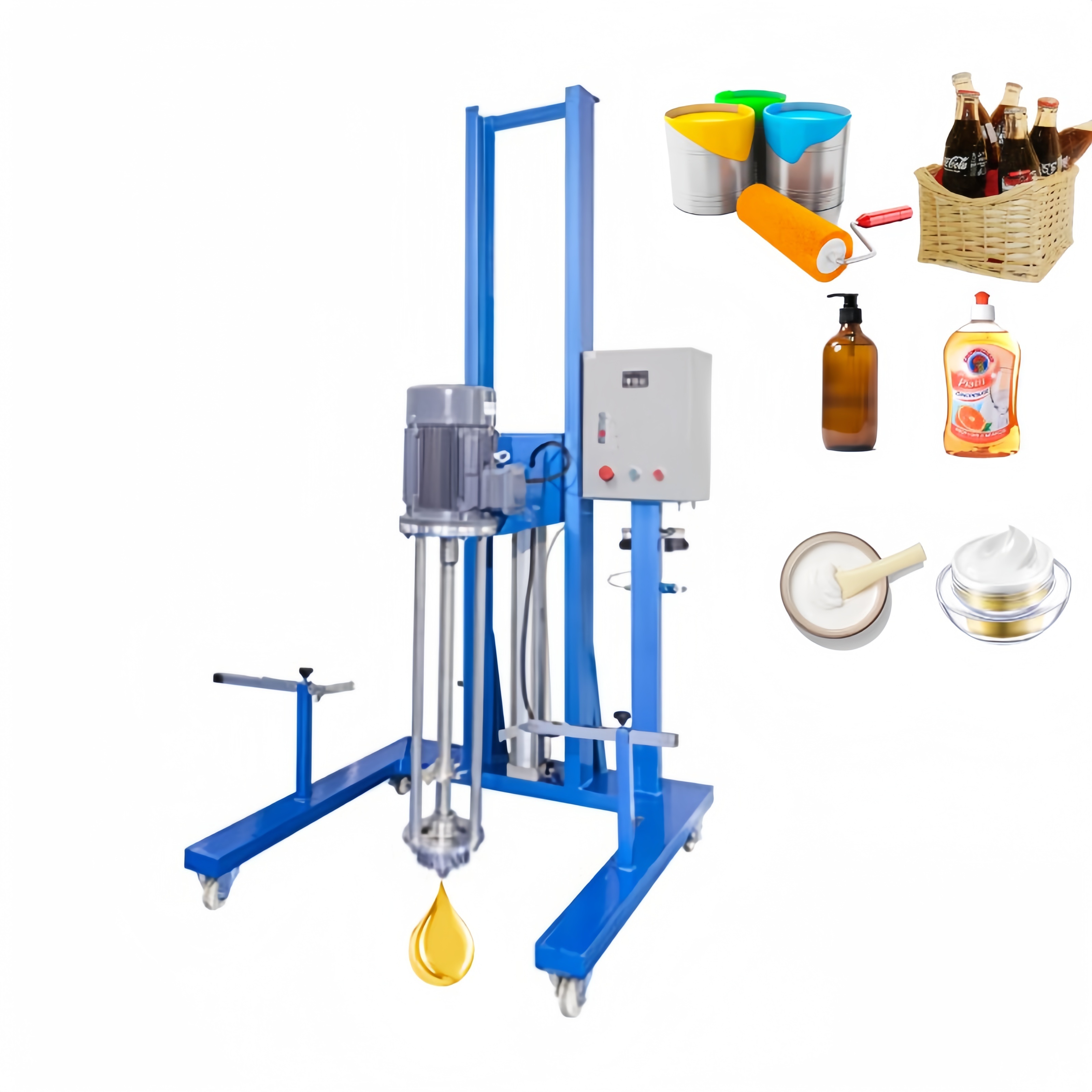 High Productivity Mixing Equipment For Milk Fruit Juice Soymilk Liquid Mixer Machine Homogenizer