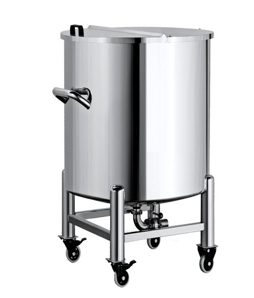 Factory  price 100L 200L 300L 500L stainless steel shampoo soap chemical liquid moveable storage tank