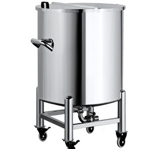 Factory  price 100L 200L 300L 500L stainless steel shampoo soap chemical liquid moveable storage tank